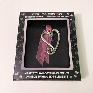 Counseltron Heart Ornament with Swarovski Elements
